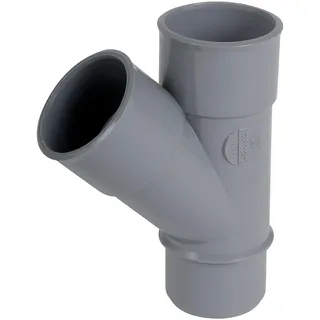 NICOLL Culotte et embranchement simple mâle-femelle à 45° - PVC gris - Ø 40 mm - BH14