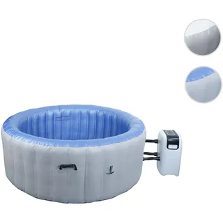 Whirlpool HWC-N97, 4 Personen, In-/Outdoor heizbar aufblasbar Pumpe PVC laminiert, rund Ø 180cm ~ gr