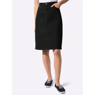 Casual Looks Jeansrock, schwarz, denim