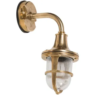 Wandleuchte Messing IP64 Maritim edel SANTORIN Außenleuchte Laterne Terrasse