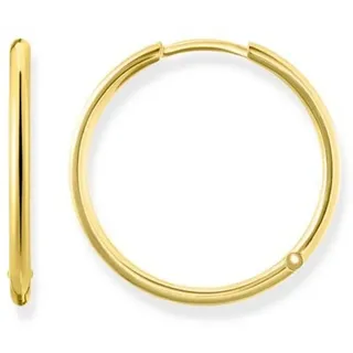 Thomas Sabo Creolen groß Gelbgold 750 925 Sterlingsilber