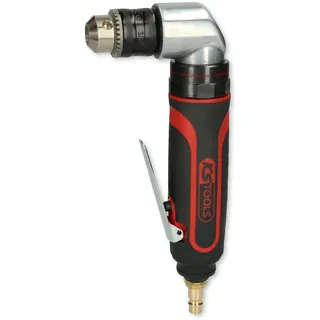KS Tools Schleifmaschine + Poliermaschine, 515.5465 I Winkelbohrmaschine Druckluft mit Zahnkranzbohrfutter-Spannweite bis 10mm I Ideal für Karosserien