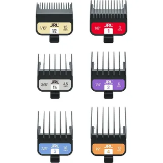 JRL PROFESSIONAL Magnetische Clipper Aufsteckkämme Set 1,5 mm - 13 mm (6-Teilig)