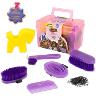 Lena Steckenpferd LENA Putzbox mit Zubehör, Hobby Horsing, bunt, Steckenpferde, Kinder, Steckenpferd