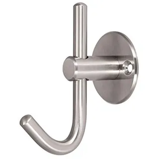 2 x Garderobenhaken MIA echt Edelstahl 82 x 42 x 64 mm exklusiver Kleiderhaken Mantelhaken von SO-TECH