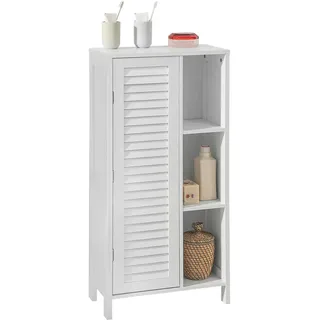 SoBuy Badezimmerschrank Weiß