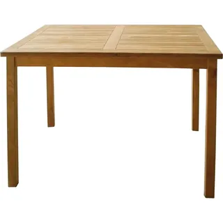 Tisch Gartentisch rechteckig 90 x 70 cm in premium Teakholz