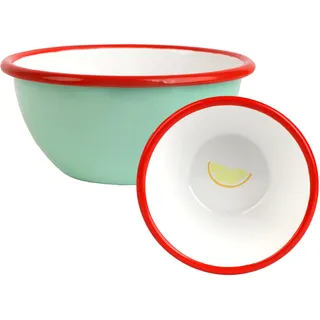 Talking Tables Bon Appetit handgefertigte 12 cm kleine Emaille-Schale, bruchfest & spülmaschinengeeignet, wiederverwendbares Geschirr für drinnen & draußen, Snacks, Desserts, Grillen & Picknicks