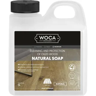 Woca Holzbodenseife für die Grundbehandlung von Weichholzböden natur 1 Liter