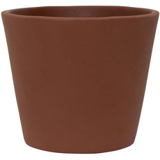 Pottery Pots Plant Pot Inez L, Pecan Brown | Ø: 18 x H: 15