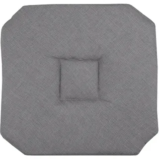 LOVELY CASA Bea Sitzkissen Italienische Polyester anthrazit 40 x 40 cm