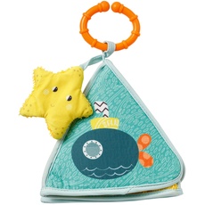 Fehn Badespielzeug U-Boot Badebuch – Baby Spielzeug für die Badewanne - Wasserspielzeug für fröhlichen Badespaß – Badewannenspielzeug für Babys und Kleinkinder ab 0+ Monaten