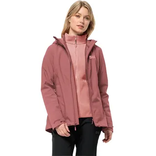 Moonrise 3in1 Jacket Damen red ochre L