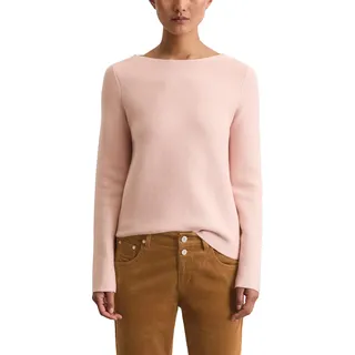 Marc O'Polo Marc OߴPolo Damen Strickpullover aus Bio-Baumwolle Slim Fit, Rosa (Pastel Rose), S