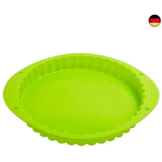 Webake Pie Form Obstkuchenform Silikon Tarteform Quicheform 24 cm Tortenboden Backform Rund Kuchenform Tortenbodenform für Pie, Quiche, Obstkuchen