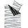 MOTION Wendebettwäsche Gestreift Schwarz/Weiß 135 x 200 cm + 2 x 80 x 80 cm