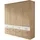 Drehtürenschrank Bremen 181 x 199 x 58 cm Beige
