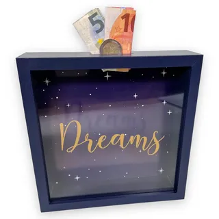 BUSDUGA 4056 Sparkasse Dreams Spardose Bilderrahmen 20x20x5 cm