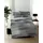 TIMELESS Gestreift Grau 135 x 200 cm + 2 x 80 x 80 cm