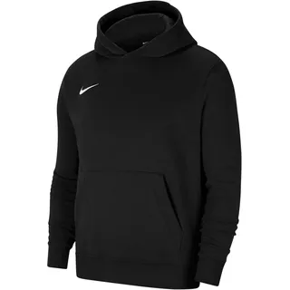 Nike Unisex-Child Y Nk FLC Park20 Po Hoodie Hooded Sweatshirt, Black/White, M