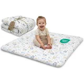 Krabbelmatte Spielmatte für Krabbeldecke Baby Kinder - Babies Bodenmatte Spieldecke Play Mat für Kinderzimmer und Laufgitter 100x100 cm