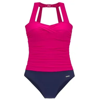 LASCANA Badeanzug Damen beere-marine Gr.38 Cup C