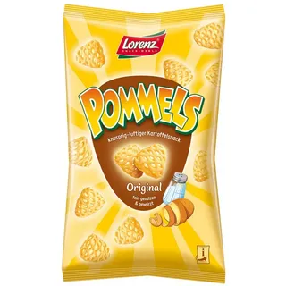 Lorenz Snack-World Lorenz Pommels Original Kartoffel Snack fein gesalzen und gewürzt 75g