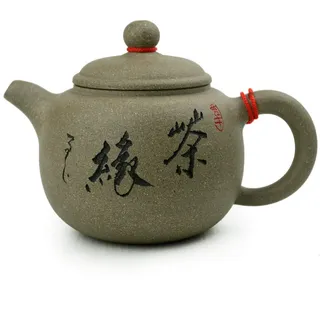 Teekanne, chinesischer Yixing-Ton, echte handgefertigte Töpfe, Zisha-Flasche, Kürbis-Weinglas