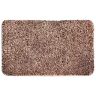 WohnDirect Badematte Florenz , Braun , Textil , 60x100 cm , Oeko-Tex® Standard 100 , Heimtextilien, Badtextilien, Badematten