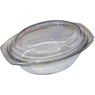 backform oval 2,4l 34x11cm 7026/7036 Glas mit Deckel