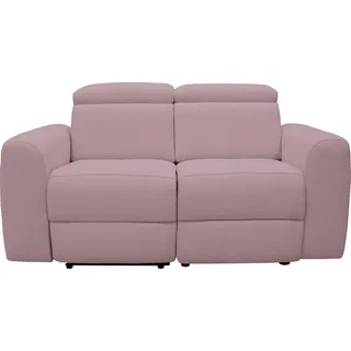 Home Affaire 2-Sitzer »Sentrano«, 152 cm, man. o. elektr. Relaxfunktion und USB/Kopfverstellung rosa