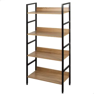 Max Home Lagerregal 60 x 28 x 126 cm Schwarz