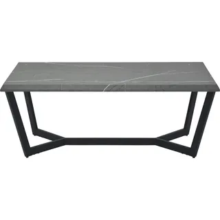 Hela Couchtisch »ROLAND« Couchtisch; Tischplatte 35 mm stark; Marmoroptik; Flachrohrgestell, grau Marmor Optik B/H/T: ca. 110x42x60 cm - grau