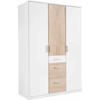 WIMEX Kinderkleiderschrank Joker 135 x 199 x 58 cm Eiche weiß