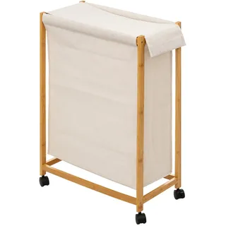 Five 5five Wäschekorb, Rolle, 52 l, Beige