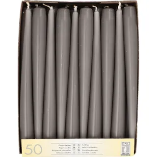 Papstar Duftkerze 50 St. grau