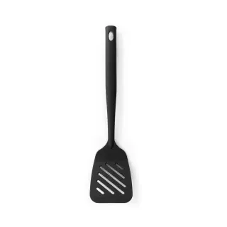 Brabantia Black Line Pfannenwender, groß, Nylon, Bratpfannenwender ideal für müheloses braten konzipiert, Farbe: Black