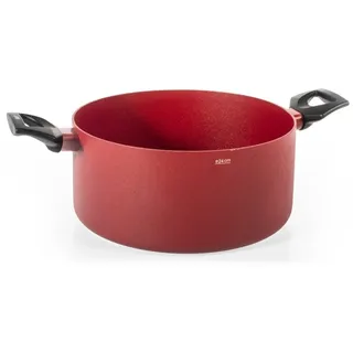 H&h Pfanne 2 Griffe Absolute Red Aluminium Mit Überzug Antihaft Ca