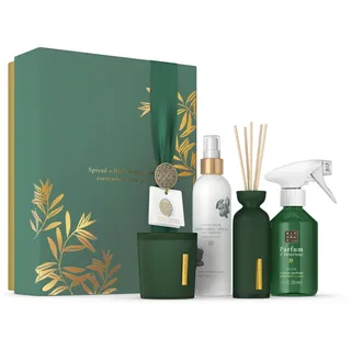 RITUALS Geschenkset The Ritual of Jing Large - Home Essentials angereichert mit Lotusblume und Jujube - Geschenkbox mit einem ultra-entspannenden Duft – mit Raumduft, Duftkerze und mehr