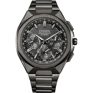 Citizen Herren Chronograph Eco-Drive Armbanduhr Attesa Satellite Wave GPS