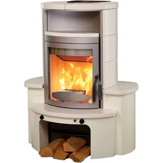 Hark Avenso GT ECOplus 6 KW Keramik/Abdeckplatte Stahl Weiß
