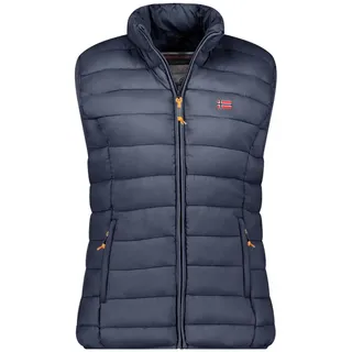 Geographical Norway Vatikolorama Lady Basic – Weste für Damen, warm, gesteppt, ärmellos, Herbst, Winter, Frühling, Sommer – Jacke Mantel warm – Daunenjacke mit kurzen Ärmeln, Jacke (Marineblau, XXL