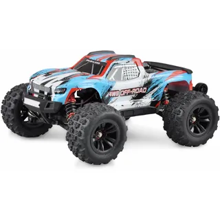 AMEWI RC-Auto Hyper GO Monstertruck 4WD 1:16 RTR blau/weiß