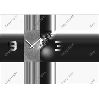 4332 Dixtime Designer Wanduhr, Wanduhren, Moderne Wohnraumuhr  70cm x 100cm