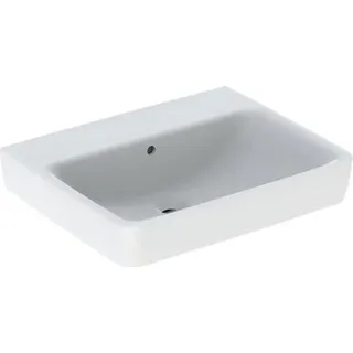 Geberit Renova Plan, Waschtisch, 60x48 cm, ohne Hahnloch, mit Überlauf, 501638, 501.638.00.8 - Weiß