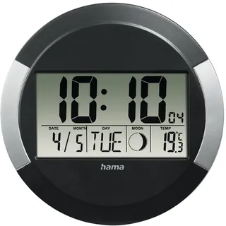 Hama Ischia Wanduhr - Black - One Size
