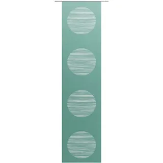 Schiebegardine NEUTEX FOR YOU "Padova" Gr. 1, blau (petrol), B:57cm H:145cm, Scherli, Polyester, Gardinen, Schiebegardine, inkl. Befestigungszubehör, Halbtransparent, Sauberer Abschluss, modern