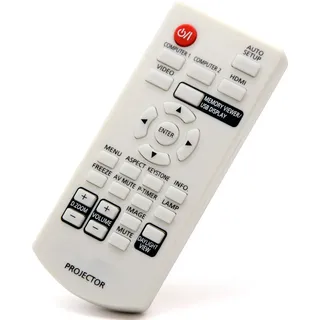Aimdio N2QAYA000110 Beamer Fernbedienung für Panasonic PT-LB280U PT-LB280E PT-LB300U PT-LB303U PT-LB330U T-LB360U PT-LW280 PT-LW280E PT-LW280U PT-LW330 PT-LW330E PT-LW330U Projektor