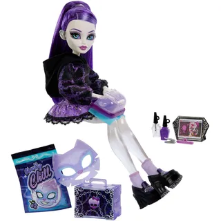 Monster High Self-Scare Secrets Spectra Vondergeist-Puppe und Zubehörset (JHK46)