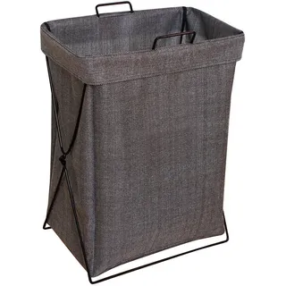 Landscape Wäschesammler , Anthrazit , Metall, Textil , faltbar , Haushalt & Kleinelektro, Wäschepflege, Wäschekörbe & Wäschetonnen
